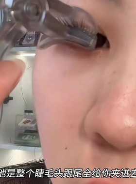 带梳子的无边框睫毛夹！xixi广角超好用卷翘持久定型女局部新手可