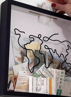 时光碎片相框票根收纳盒