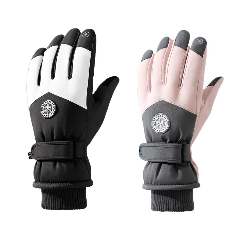 手套女冬季2025新款加绒加厚保暖防寒可触屏男防风滑雪电动车手套,淘宝优惠券,粉丝福利购,淘宝优惠卷