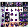 Heart Shaped Amethyst Pineapple Lattice Cut Large Loose Stone