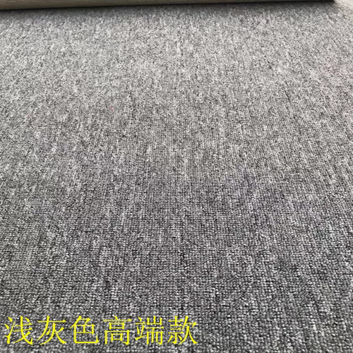 拍照背景地毯直播间通用办公室台球厅工程灰色满铺定制加绒加密毯 - 图0