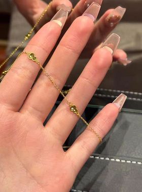 金色鱼鳞葫芦项链秋冬新中式