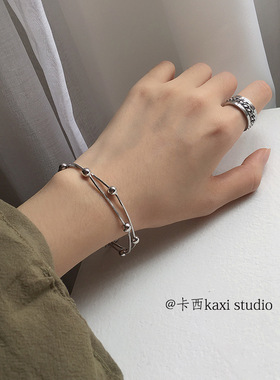 女925银时尚手链不掉色