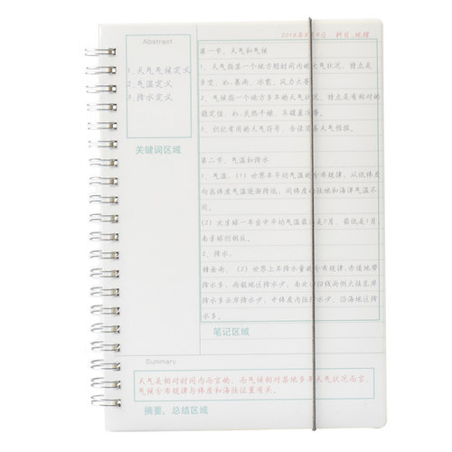 三年二班PP计划本康奈尔A5笔记本子Z文具学生记事本简约线圈本k - 图3