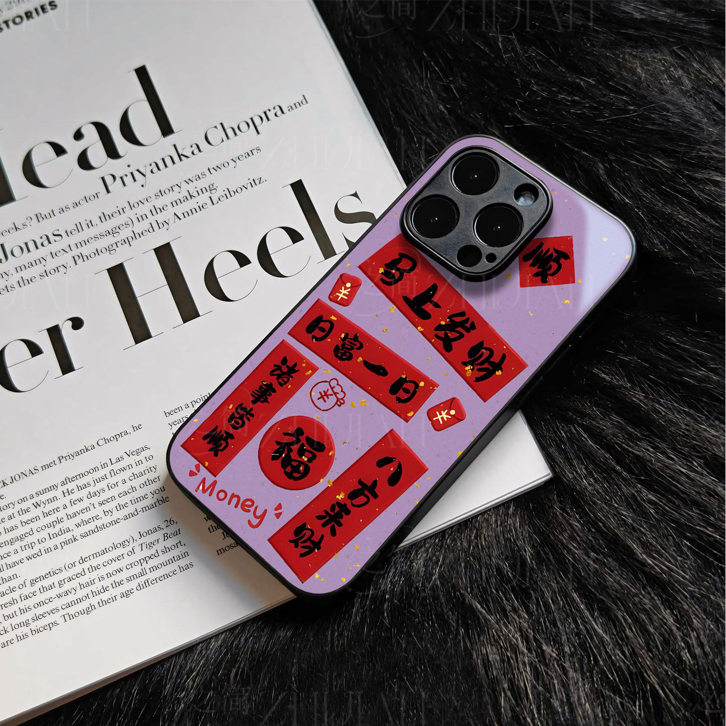 苹果17promax马上发财对联玻璃手机壳马年新年祝福有钱适用苹果华为MATE70PRO+FINDX8至尊真我GT8PRO荣耀400P,淘宝优惠券,粉丝福利购,淘宝优惠卷