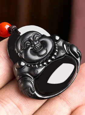 天然正品缅甸翡翠佛公吊坠挂件女