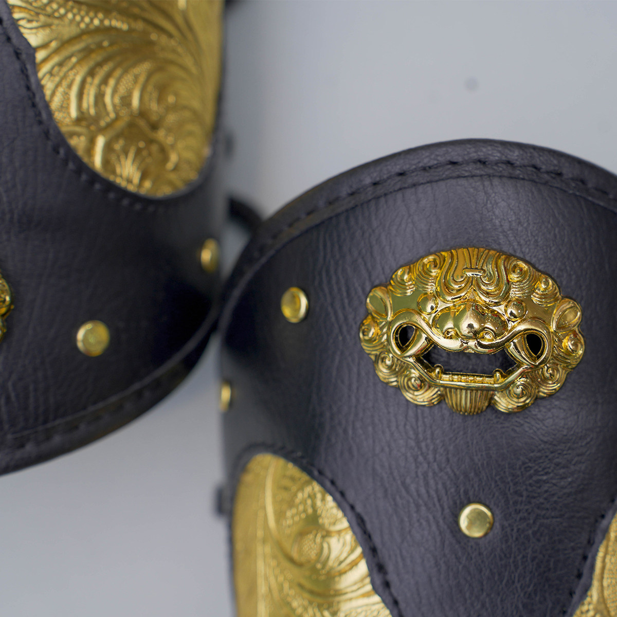 汉服护腕乌衣巷原创金色皮革护臂古风配饰飞鱼服圆领袍束袖,淘宝优惠券,粉丝福利购,淘宝优惠卷