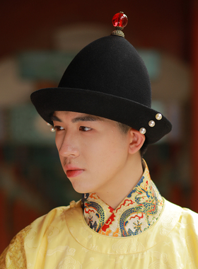 乌衣巷直檐帽毡帽明制