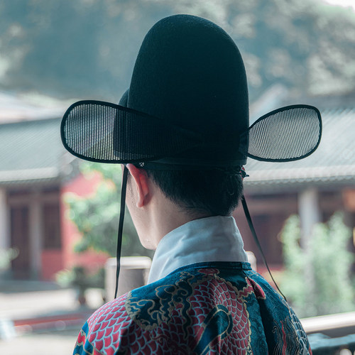 乌纱帽乌衣巷汉服帽子原创明制首服折上巾翼善冠男女配饰古代官帽 - 图0