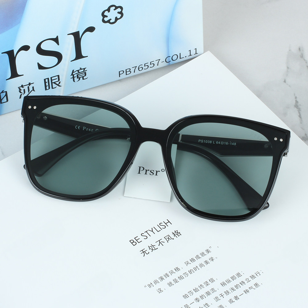 帕莎2022新款太阳镜王源同款偏光墨镜时尚显脸小韩版男女款PS1038 - 图0