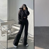 Съемная куртка с молнией с капюшоном, европейский стиль, свободный крой