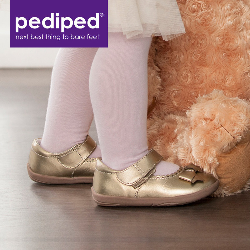 pediped派迪派春秋新款女宝宝小黑鞋防滑女童皮鞋儿童演出公主鞋,淘宝优惠券,粉丝福利购,淘宝优惠卷