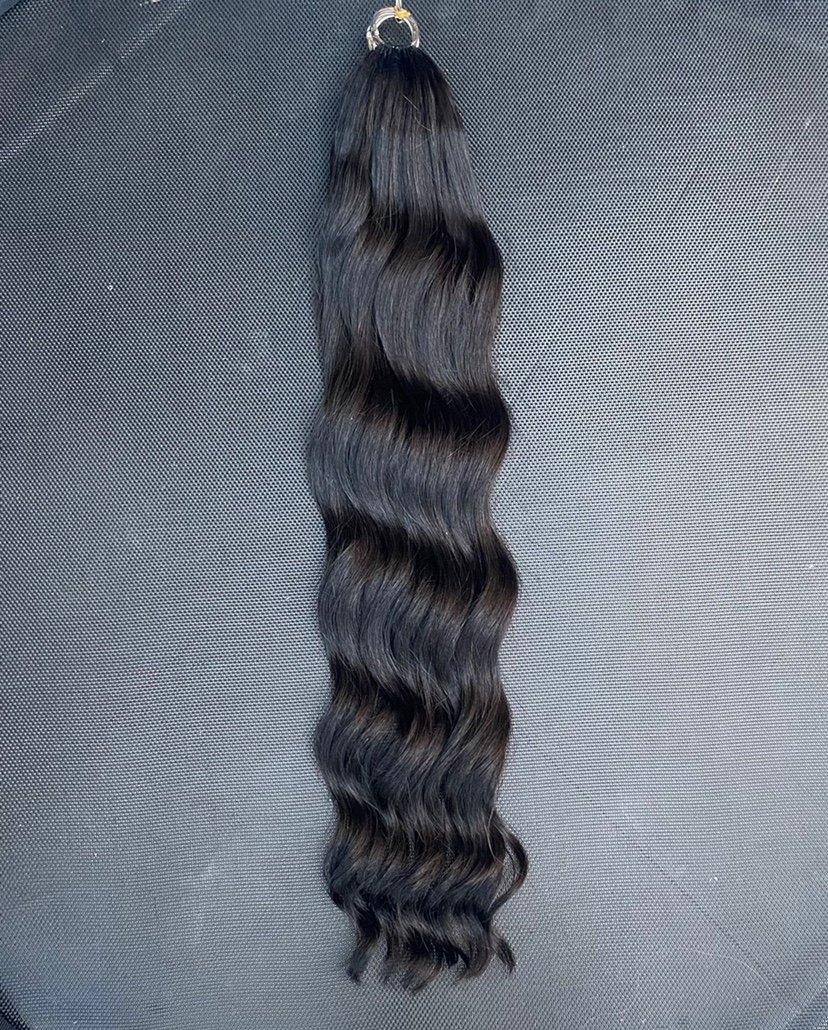 羽毛接发大波浪卷发小卷真人发丝羊毛卷柔顺定型烫卷无痕舒适隐形,淘宝优惠券,粉丝福利购,淘宝优惠卷