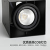 Fangtong lamp ceiling LED grille Fangtong single and double-head surface-mounted downlight spotlight COB commercial store bold lamp 15cm