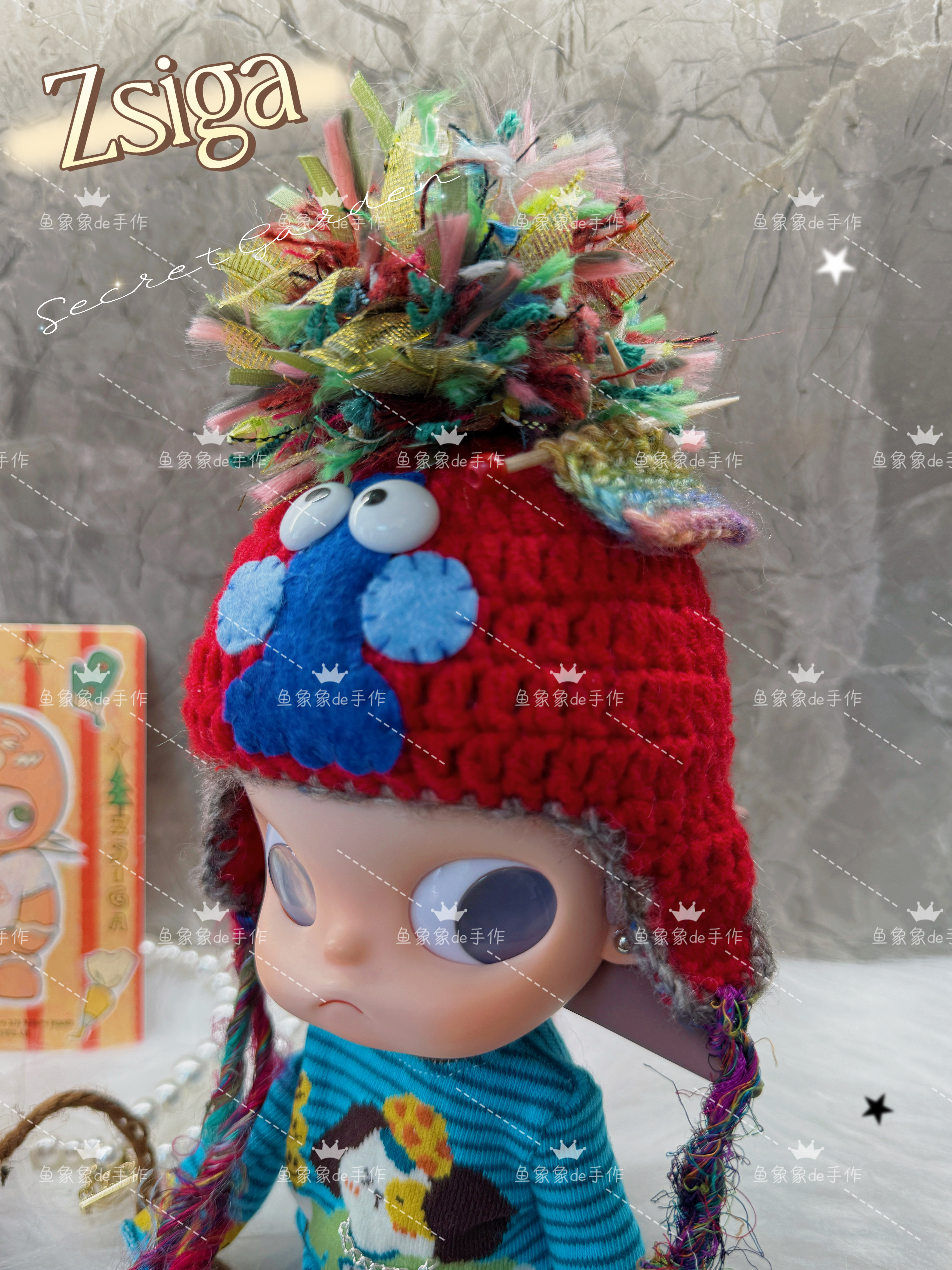 超萌Zsiga嘎子姐可动人偶娃衣穿搭配饰可爱表情包卡通球球帽子,淘宝优惠券,粉丝福利购,淘宝优惠卷