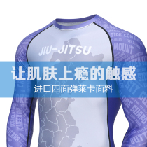 Heart-control Brazilian flexo suit anti-wear mans BJJ NO GI Competition Anti-wear long sleeve Sport Tight Fit Woman