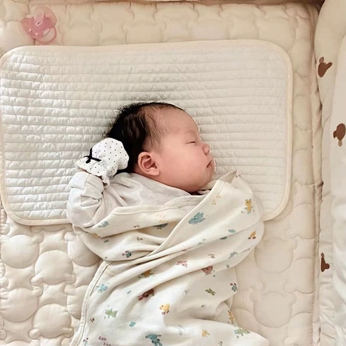 Защитная детская хлопковая подушка для новорожденных, 0-1 лет