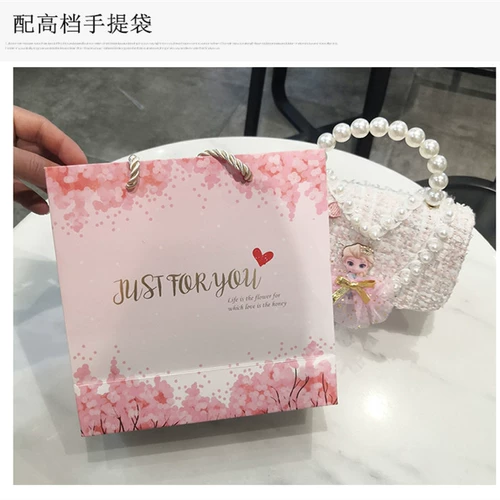 Сумка через плечо, небольшая сумка для принцессы, сумка на одно плечо, в стиле Шанель, подарок на день рождения