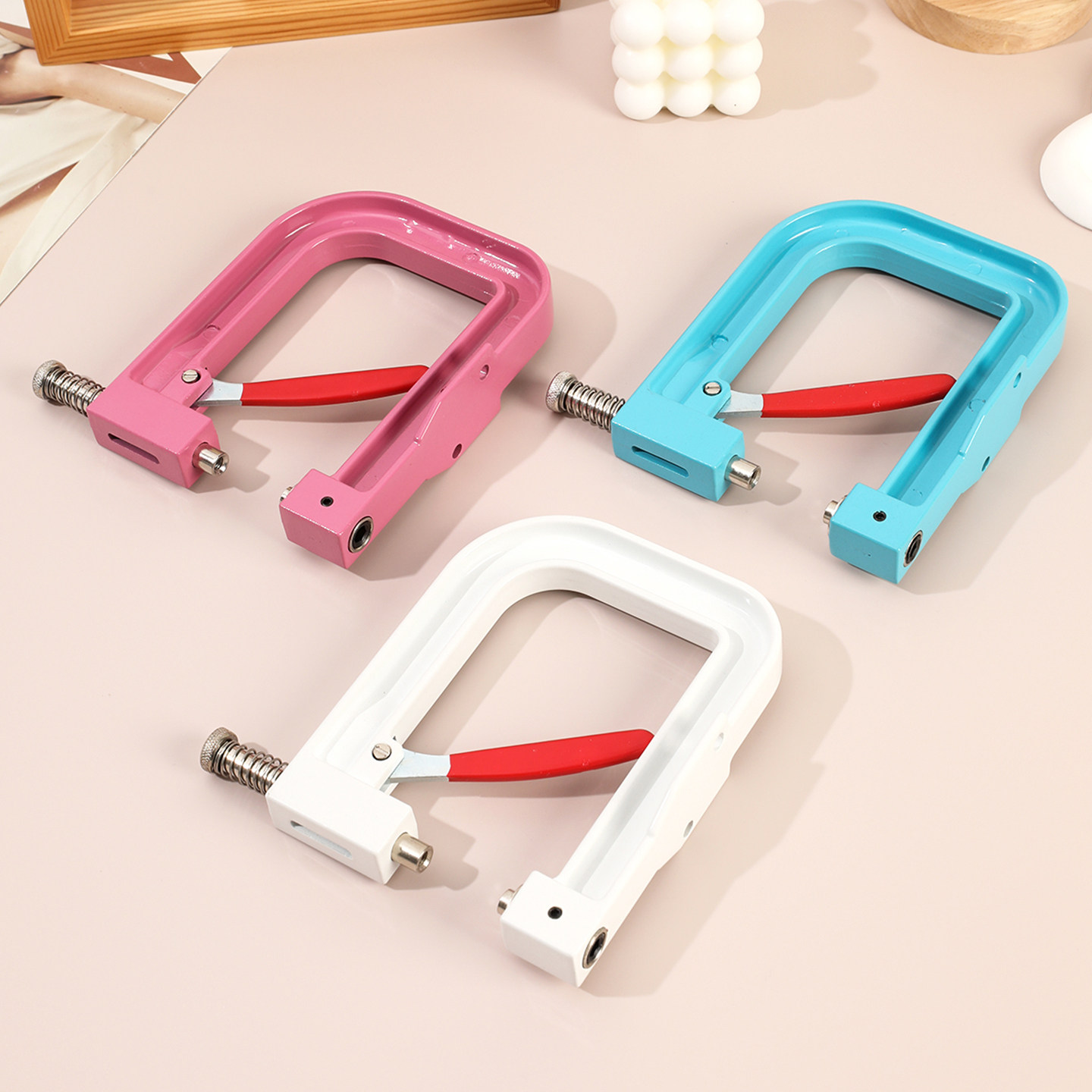 手压钉珠机diy手动打扣机圆形珍珠铆钉镶嵌打钉四爪钉珠器万能型,淘宝优惠券,粉丝福利购,淘宝优惠卷