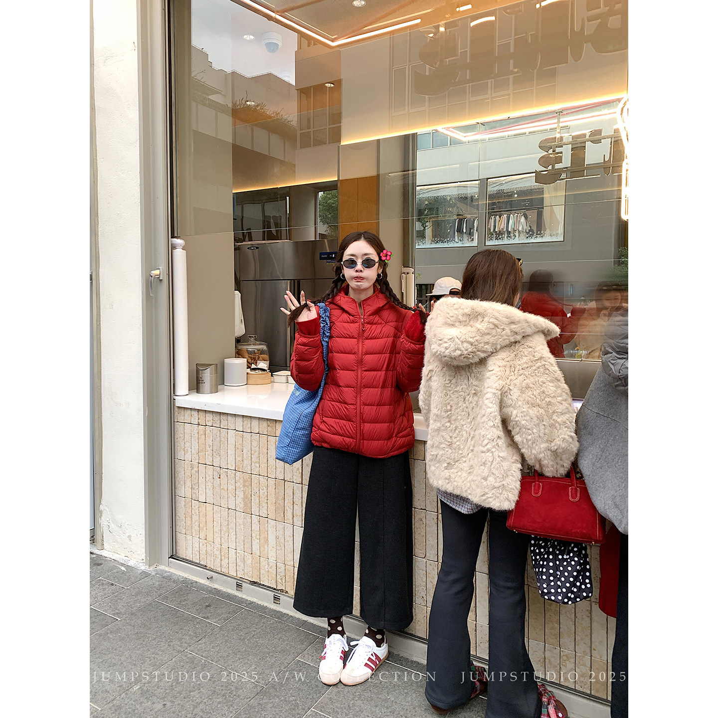 草莓跳 90白鸭绒连帽轻薄排骨羽绒服女冬季宽松保暖加厚短款外套,淘宝优惠券,粉丝福利购,淘宝优惠卷