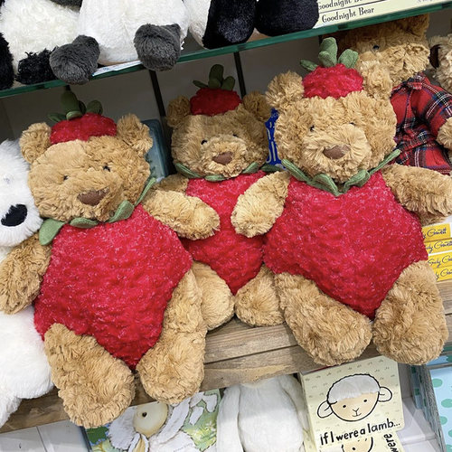 英国jellycat巴塞罗熊公仔笨笨熊毛绒安抚玩偶熊猫猪阿奇博尔德象 - 图3