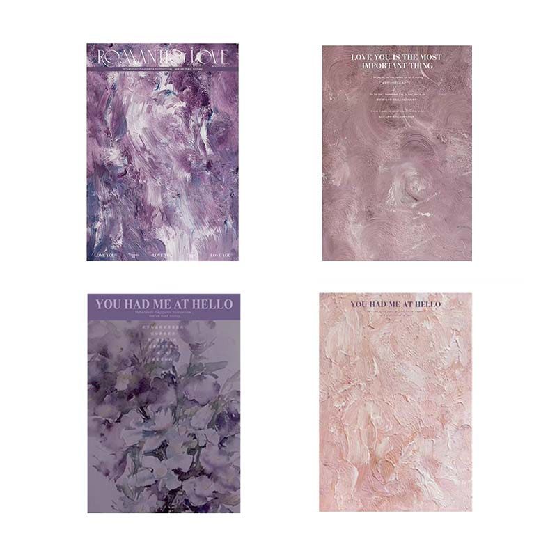 汉唐美乌梅紫酱油画纸网红背景纸鲜花花束包装纸印花牛皮纸包花纸,淘宝优惠券,粉丝福利购,淘宝优惠卷