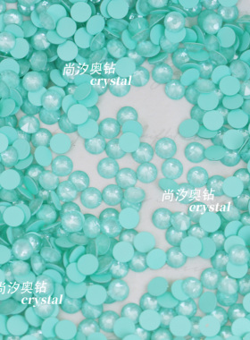 施华洛2088平底L168i薄荷绿美甲