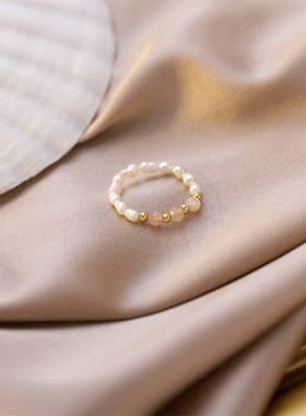 小左水晶珍珠时尚手作工串女叠