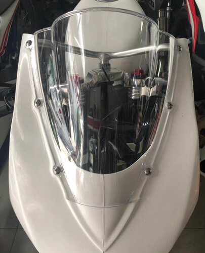 功泰车业 NSR50 MINIGP150 改装挡风玻璃 赛道挡风玻璃 前玻璃 - 图0