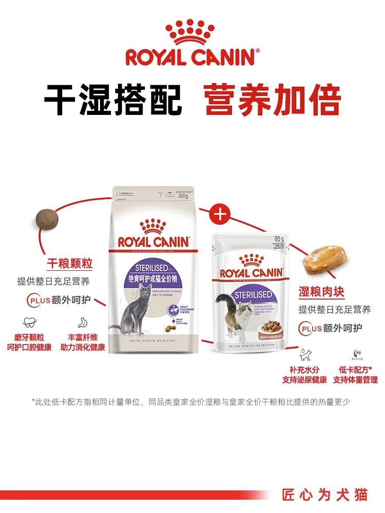 皇家SA37绝育猫粮通用公母猫KS34猫咪泌尿道呵护幼成全价猫粮2kg - 图3