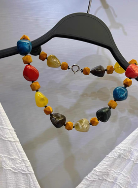 小众设计感时尚穿搭装饰毛衣链子波西米亚风短款项链锁骨链高级感