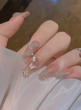 美甲贴片高级感穿戴甲指甲贴显白
