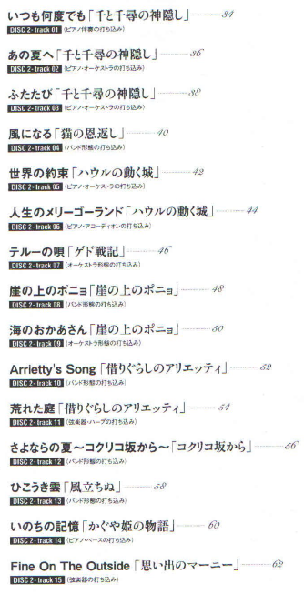 长笛34曲谱+伴奏 宫崎骏久石让动漫30首 天空之城、龙猫、起风了 - 图0