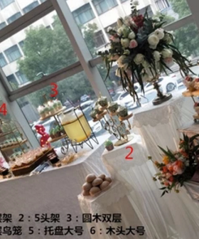 欧式风多层木质蛋糕甜品台点心架