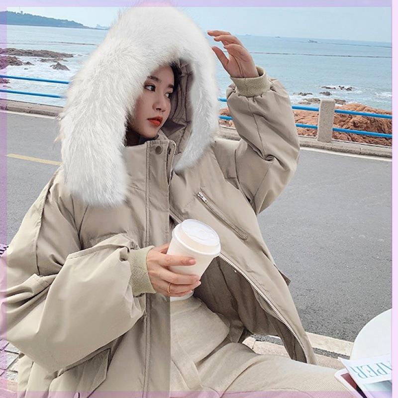 羽绒棉服女2023年新款冬季韩版宽松学生加绒加厚棉袄短款面包服潮