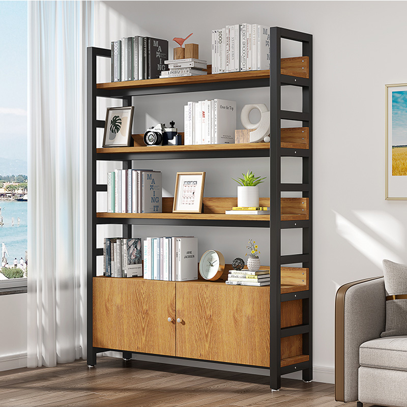 客厅小型铁艺储物架家用落地书架 橙蒂家具书架