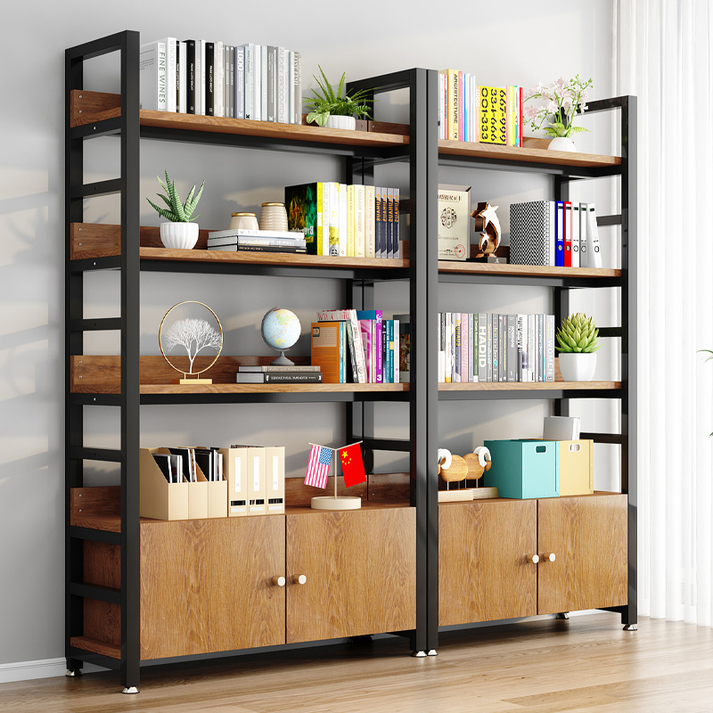 客厅小型铁艺储物架家用落地书架 橙蒂家具书架