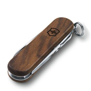 Victorinox Swiss Army Knife Log Model 58mm Walnut Genuine Portable Multi-Function Mini Swiss Sergeant Knife