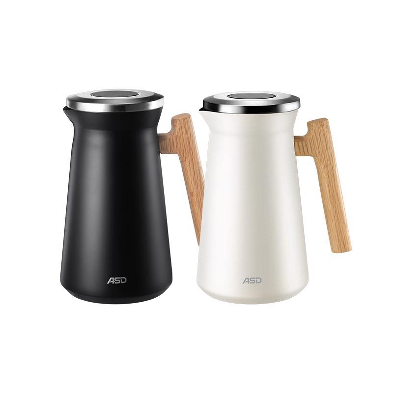 爱仕达304不锈钢1.0L倾木保温壶家用办公暖水瓶便携热水壶大容量,淘宝优惠券,粉丝福利购,淘宝优惠卷