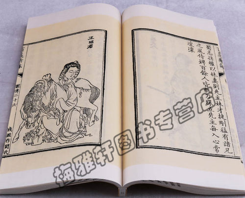 正版包邮 百美图咏画谱百美新咏图传 中国古代历代清明朝美女人物木刻板雕刻版画作品 版画艺术书籍 - 图3