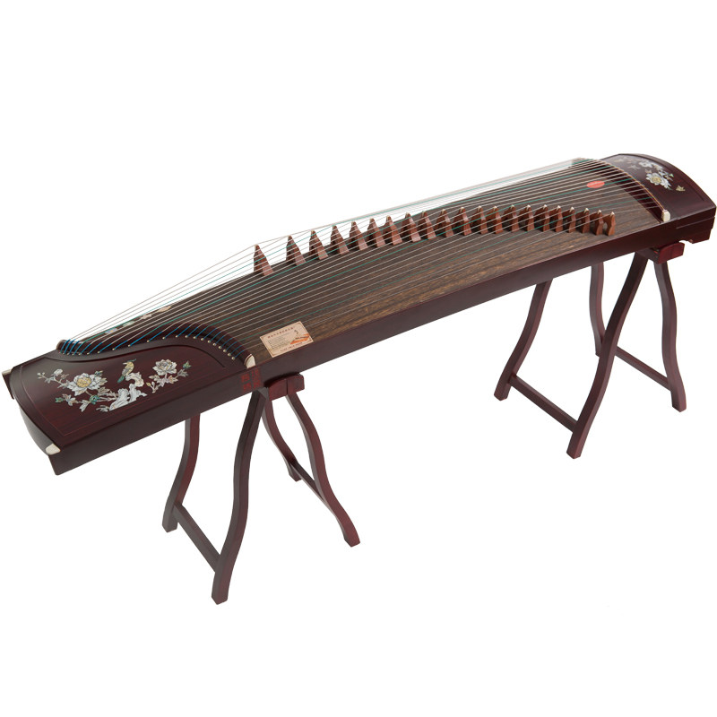 仙声大师签名实木演奏初学者10古筝 仙声乐器古筝