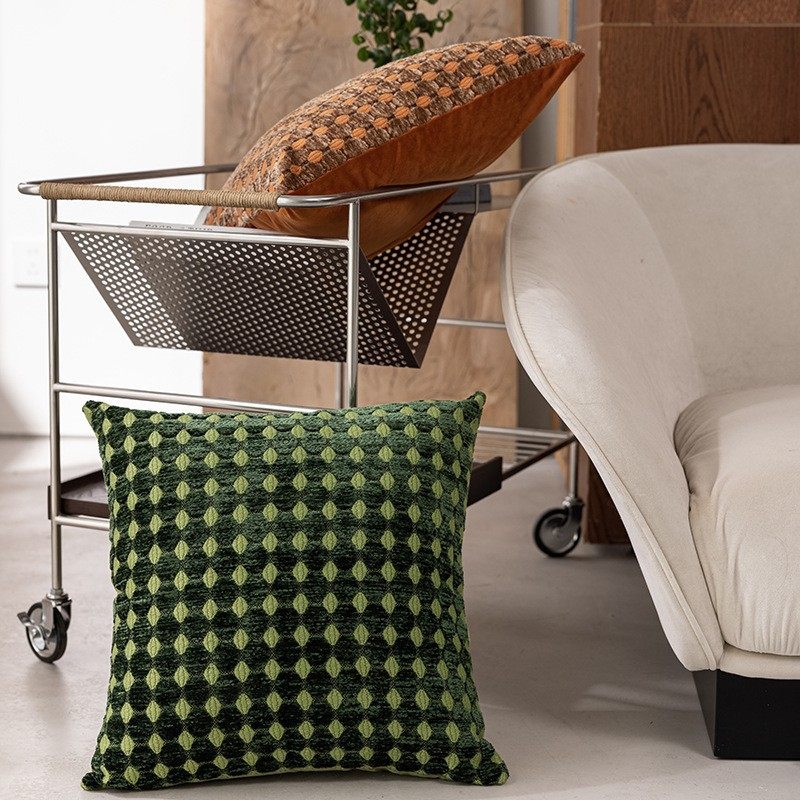 高端英式古典墨绿色割绒抱枕套艺术抱枕客厅卧室样板间靠枕垫靠垫,淘宝优惠券,粉丝福利购,淘宝优惠卷