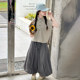 Girls shirt wide-leg pants suit