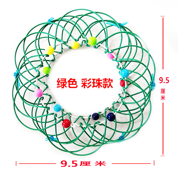 网红玩具三十六变花篮百变花篮魔术铁环儿童怀旧玩具36变掌中玩具 - 图1