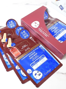 韩国原装进口珂芮雅娜奥霞密集保湿套组精华面膜正品