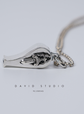 925纯银大宝剑中号情侣吊坠项链