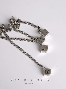 davids925纯银厚重耳环