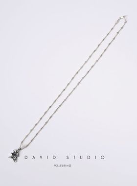 davidstudio925纯银做旧吊坠