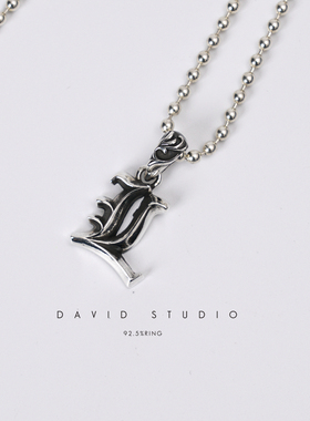 davidstudio925纯银吊坠项链