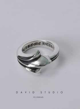 纯银罗志祥周扬青同款戒指